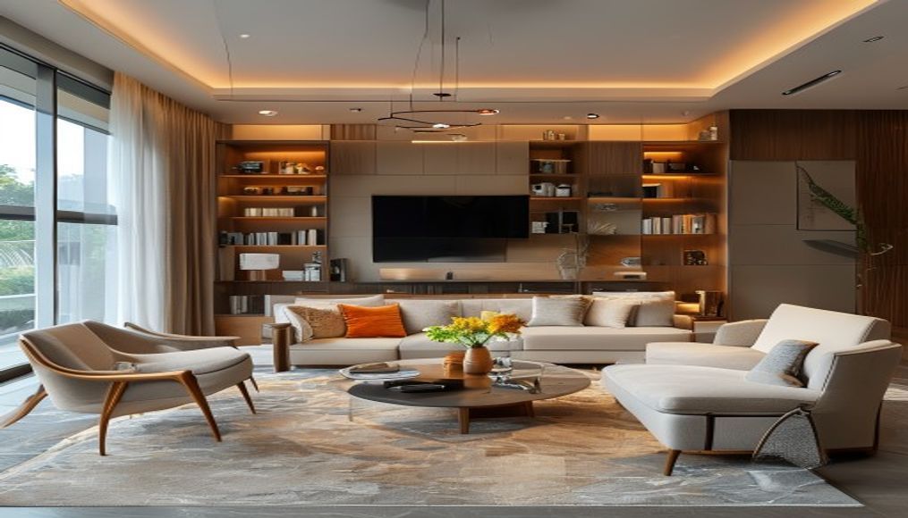 living room interior design visual guide by IIFT Bangalore