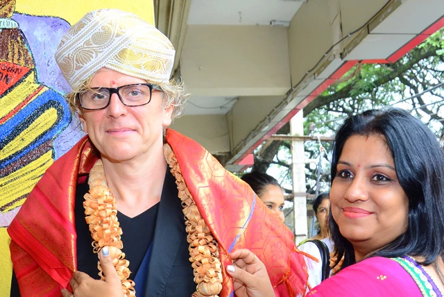 Image 1 of IIFT Team Welcoming British Counsil Members