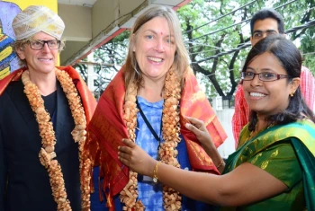 Image 4 of IIFT Team Welcoming British Counsil Members