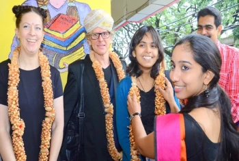 Image 8 of IIFT Team Welcoming British Counsil Members