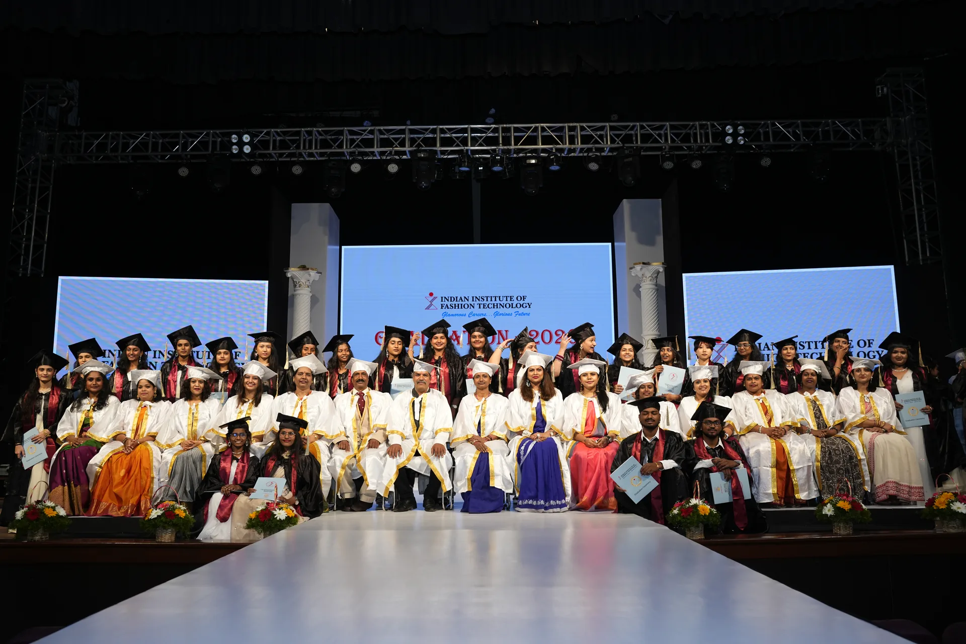 B.Sc. Fashion & Apparel Design students at IIFT Bangalore Graduation Day 2026, photograph 2