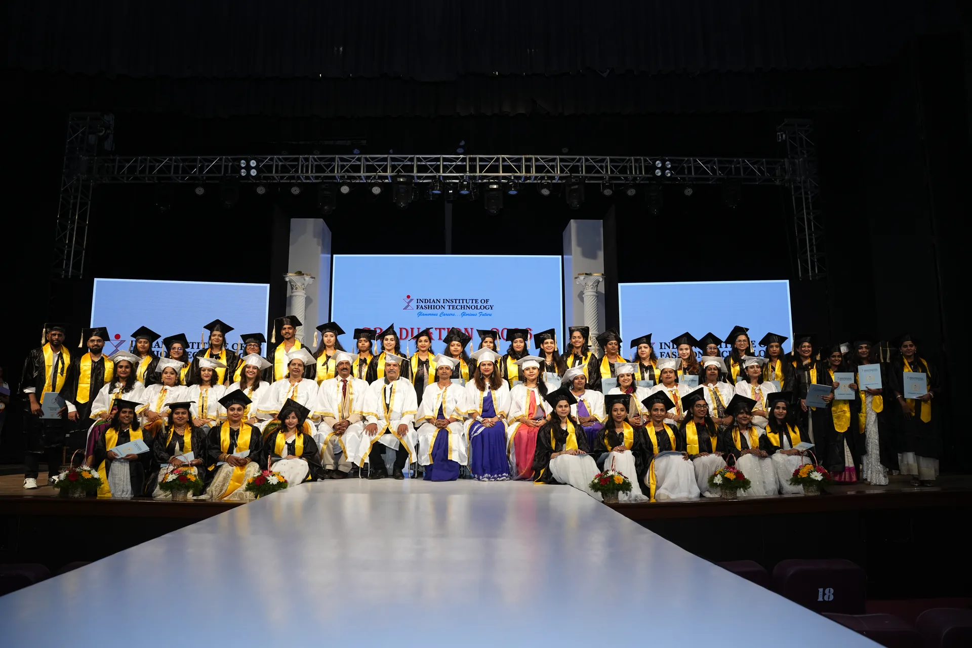 Fashion Design & Boutique Management students at IIFT Bangalore Graduation Day 2026, photograph 2