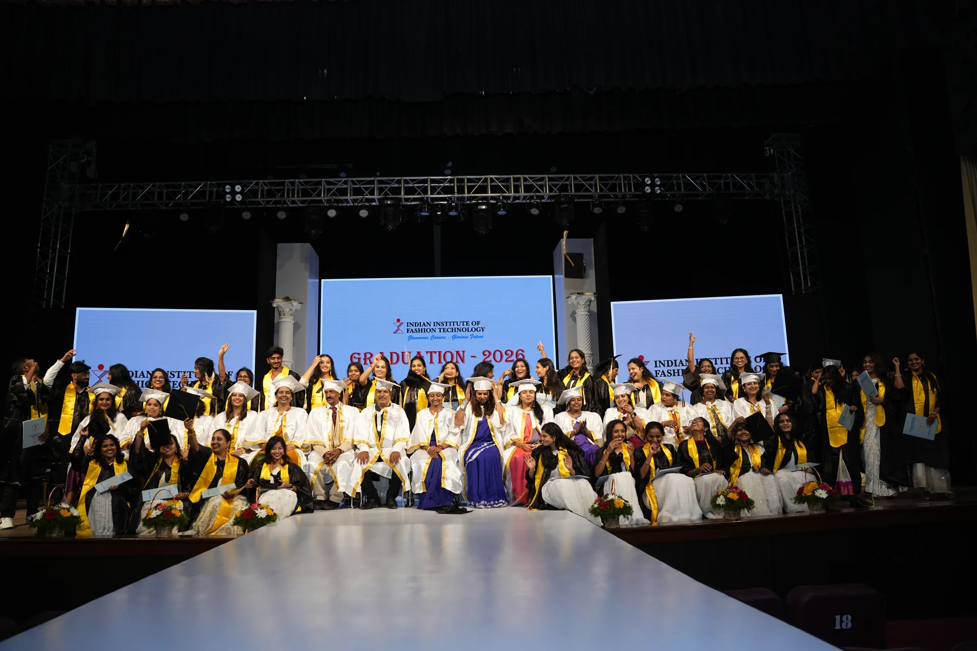 Fashion Design & Boutique Management students at IIFT Bangalore Graduation Day 2026, photograph 5