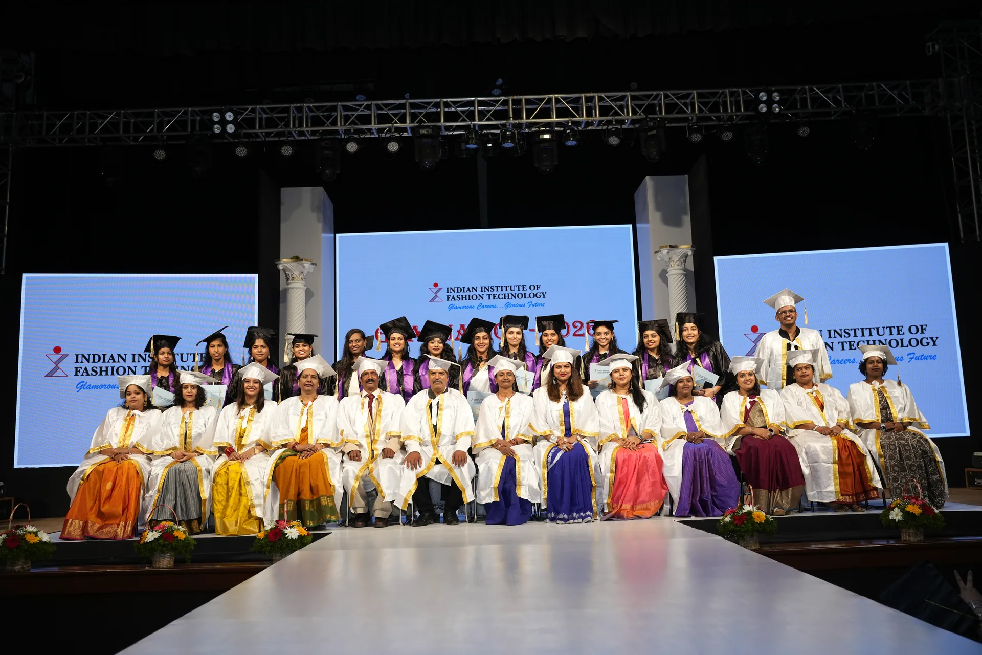 Master of Fashion Management students at IIFT Bangalore Graduation Day 2026, photograph 2