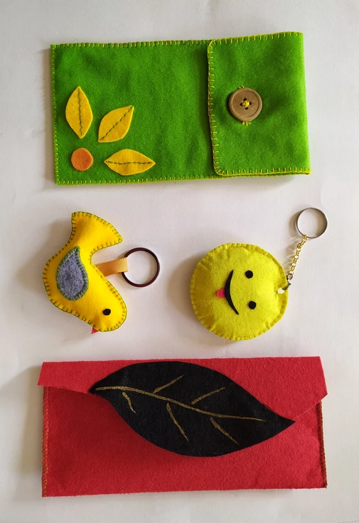 Pouches & Keychains Created by Kids