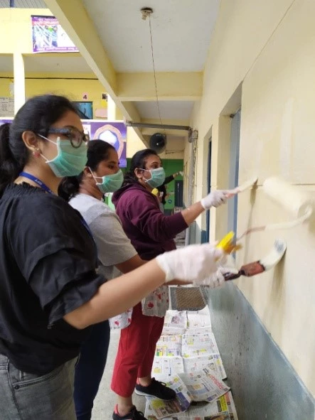 Image 9 From Government School Wall Paining By IIFT Team & Students
